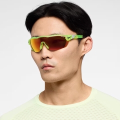 Nike Show X3 Elite L Road Sunglasses - Matte Volt/Road/Red Mirror