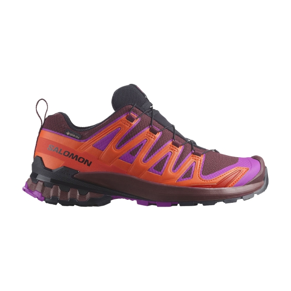 Women's Outdoor Shoes Salomon XA Pro 3D V9 GTX  Tawny Port/Red Orange/Willowherb L47961900