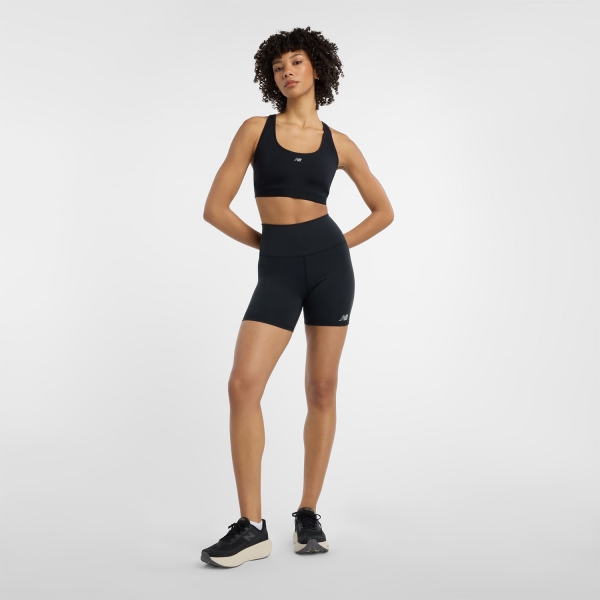 New Balance Essential Run Sujetador Deportivo - Black