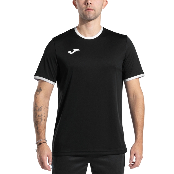 Men's Running T-Shirt Joma Combi Premium TShirt  Black/White 104494.102
