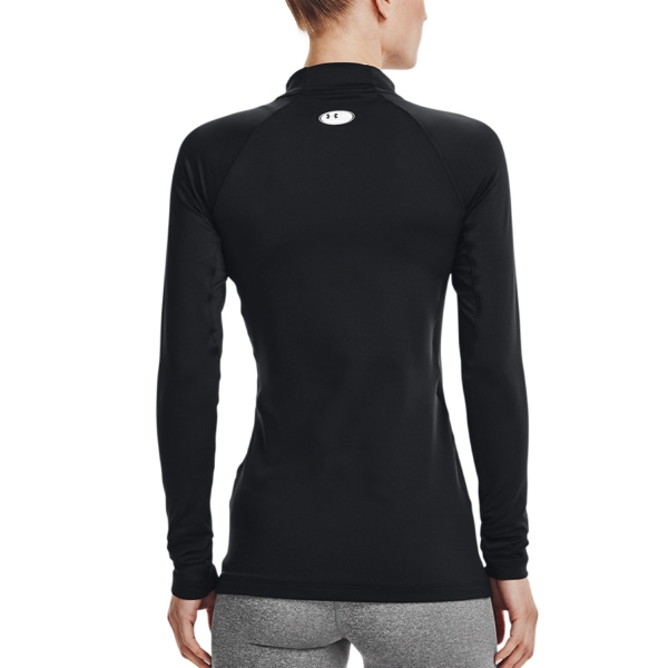 Under Armour ColdGear Authentics Shirt - Black/White