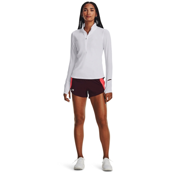 Under Armour Qualifier Run 2.0 Shirt - White/Reflective