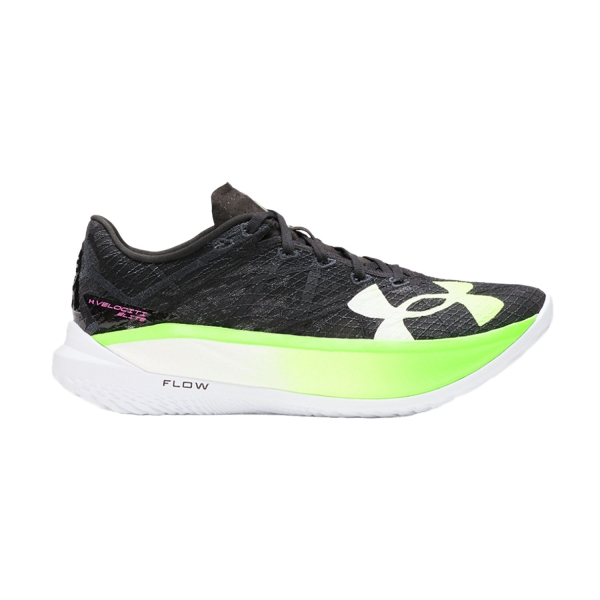 Men's Performance Running Shoes Under Armour Flow Velociti Elite 2  Black/Hyper Green 30272050005