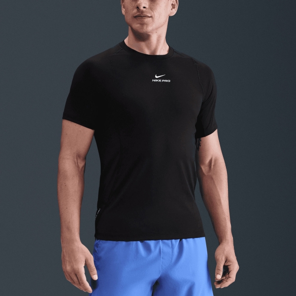 Men's Training T-Shirt Nike Pro TShirt  Black/White HV0409010