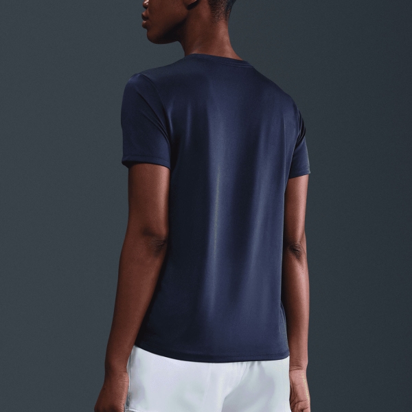 Nike Dri-FIT Swoosh T-Shirt - Midnight Navy/White