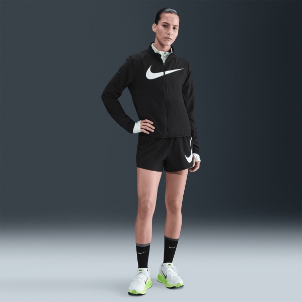 Nike One Swoosh 3in Shorts - Black/White
