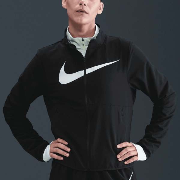 Giacca Running Donna Nike Tempo Swoosh Jacket  Black/White HV2647010