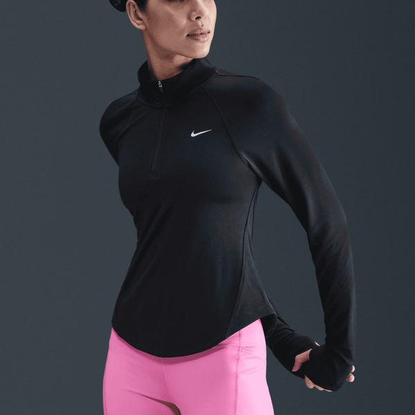 Women's Running Shirt Nike Tempo DriFIT Shirt  Black/Reflective Silver HV2852010