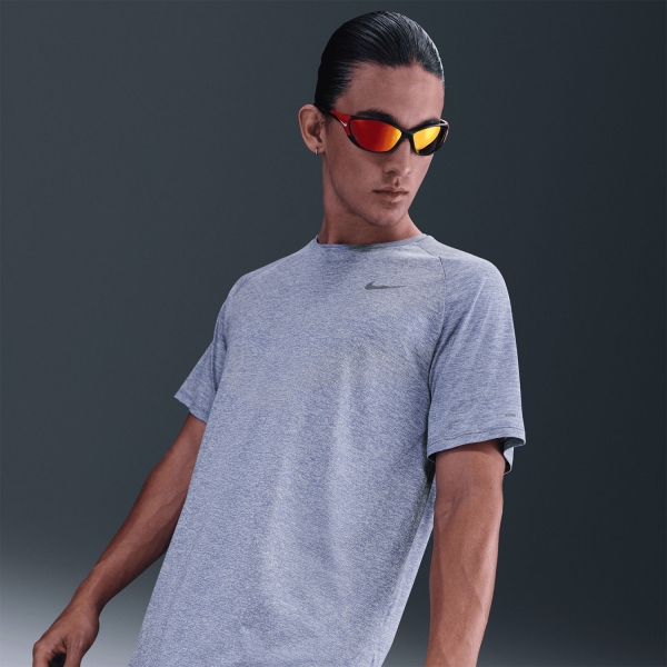 Nike Dri-FIT ADV Stride T-Shirt - World Indigo/Heather/Reflective Silver