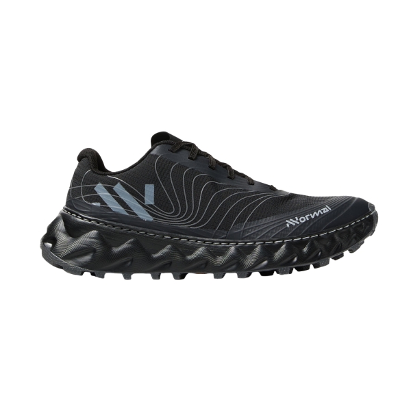 Men's Trail Running Shoes NNormal Tomir 2.0  Black/White N2ZTR25001