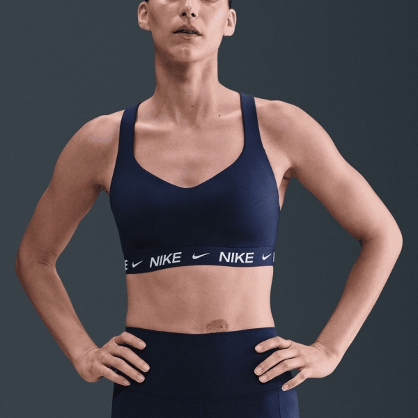 Women's Sports Bra Nike DriFIT Indy Sports Bra  Midnight Navy FD1068410