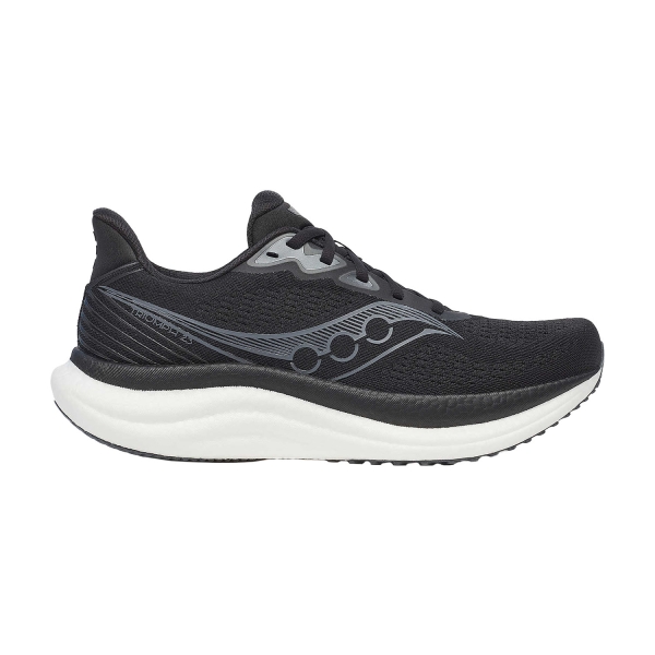 Men's Neutral Running Shoes Saucony Triumph 23  Black/White S21023200