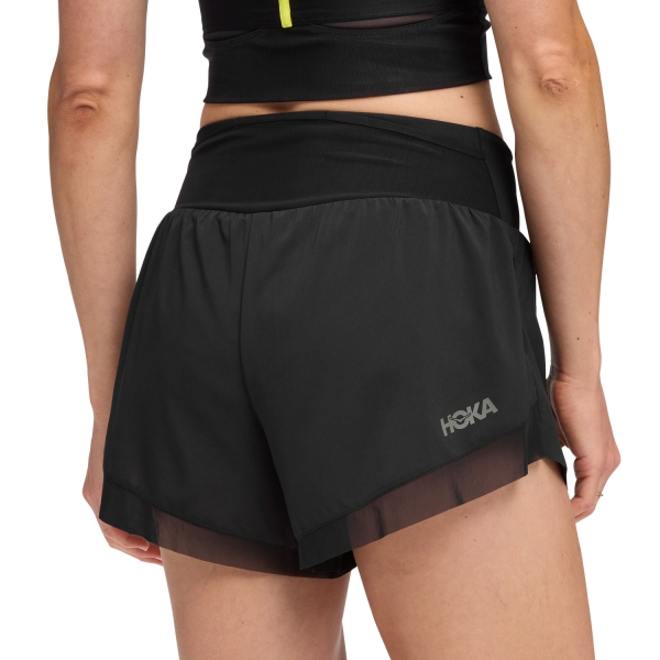 Hoka Glide 4in Shorts - Black