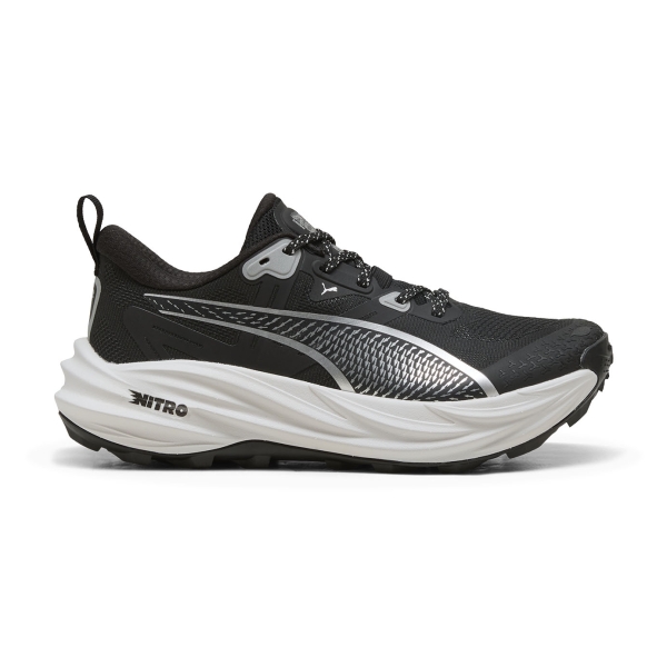 Women's Trail Running Shoes Puma Voyage Nitro 4  Black/Silver 31104201