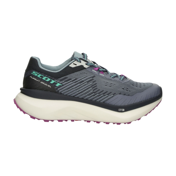Women's Neutral Running Shoes SCOTT Pursuit Gravel  Iron Blue/Dark Blue 4242398191