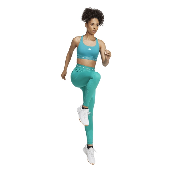 adidas TechFIT Stash Tights - Pure Teal
