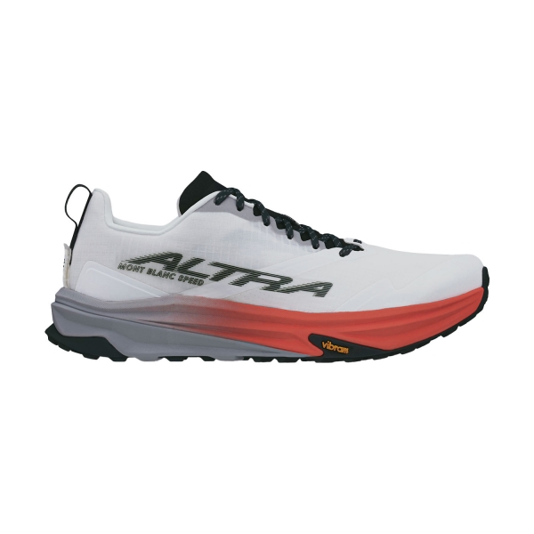 Women's Trail Running Shoes Altra Mont Blanc Speed  White/Coral AL0A85S0161