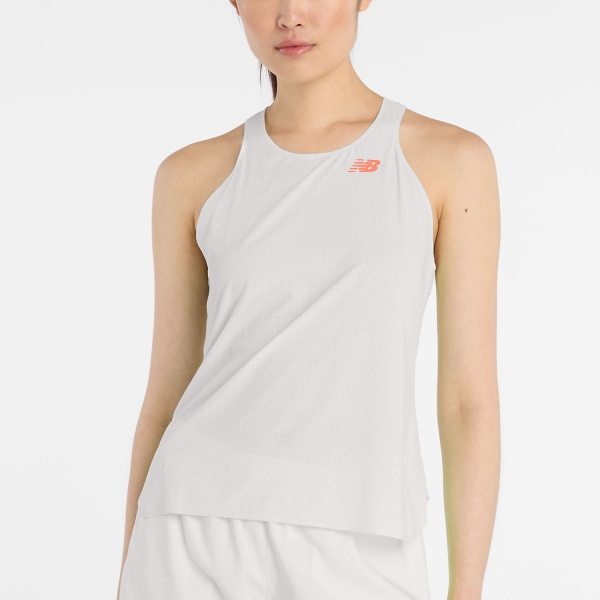 Canotta Running Donna New Balance Race Day Ultra Light Tank  Grey Matter WT51250GYM