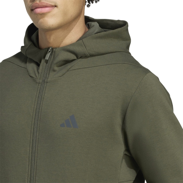 adidas D4T Logo Hoodie - Night Cargo