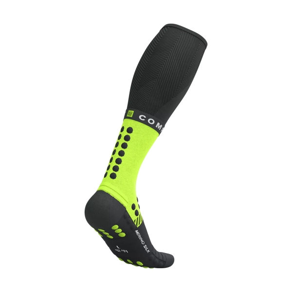 Compressport Full Winter Socks - Black/Safe Yellow