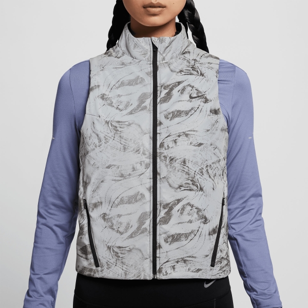 Giacca Running Donna Nike Swift ThermaFIT ADV Gilet  Vast Grey/Black HV2762078