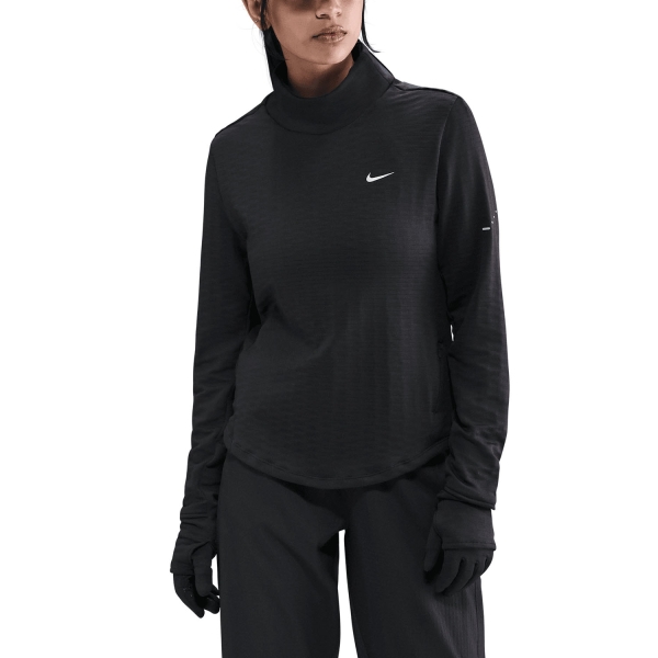 Women's Running Shirt Nike Swift Shirt  Black/Reflective Silver HV2969010