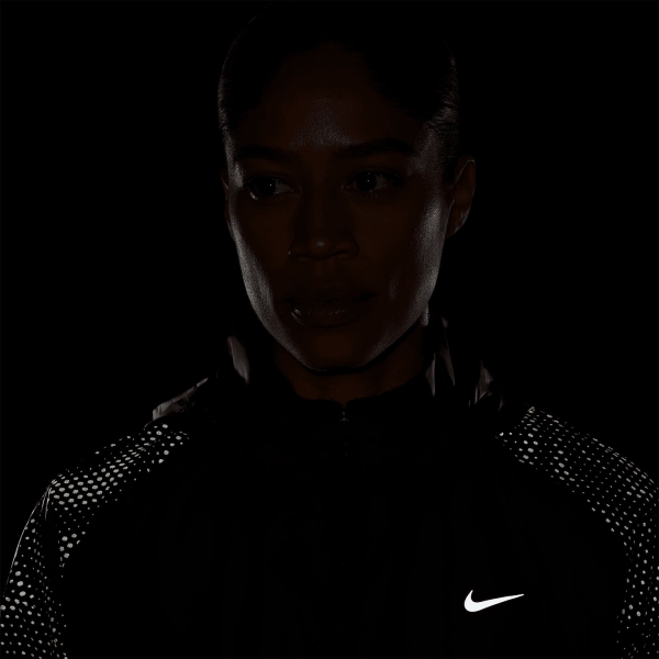 Nike Tempo Flash Chaqueta - Black/Reflective Silver