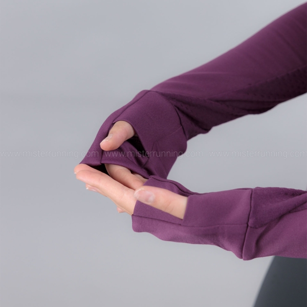 Mizuno Active WARMALITE Hoodie - Dark Purple
