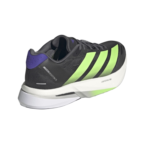 adidas ADIZERO Boston 13 - Core Black/Lime Burst/Energy Ink