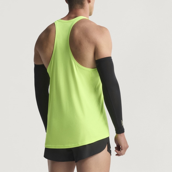 adidas ADIZERO Logo Tank - Lucid Lemon
