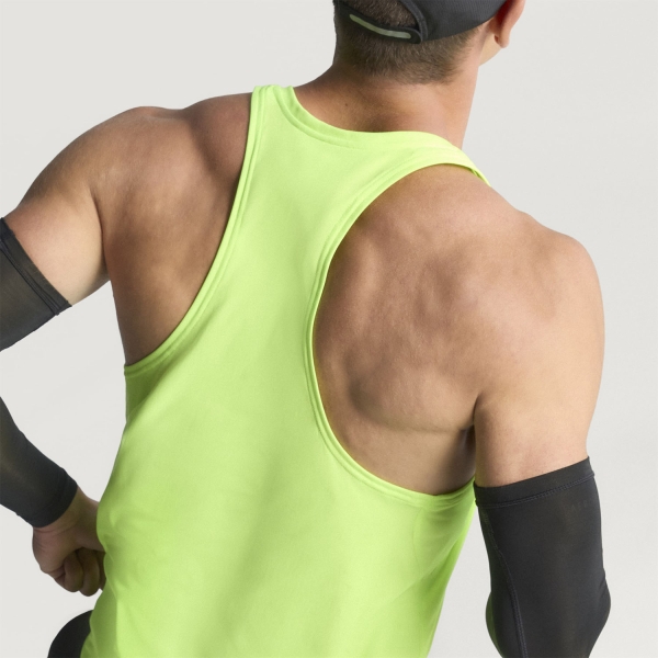 adidas ADIZERO Logo Tank - Lucid Lemon