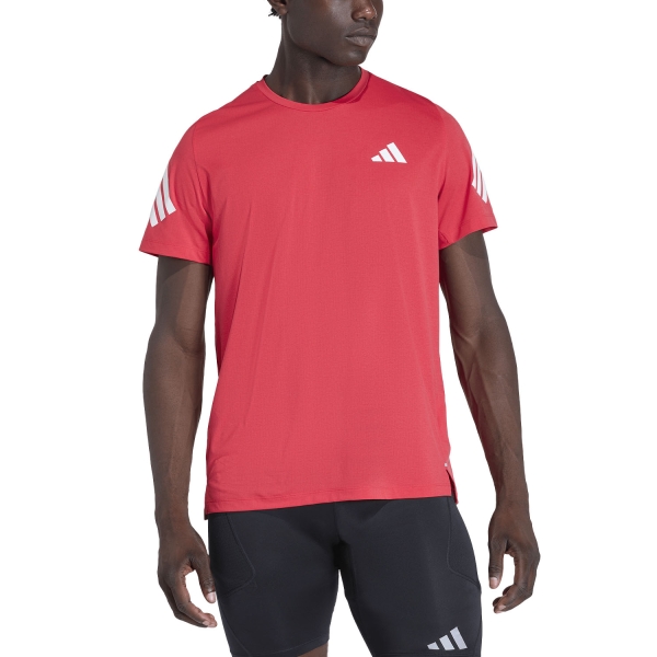 Men's Running T-Shirt adidas adi365 CLIMACOOL Iconic TShirt  Pure Ruby JZ7701