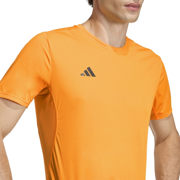 adidas ADIZERO Essentials T-Shirt - Pure Tangerine