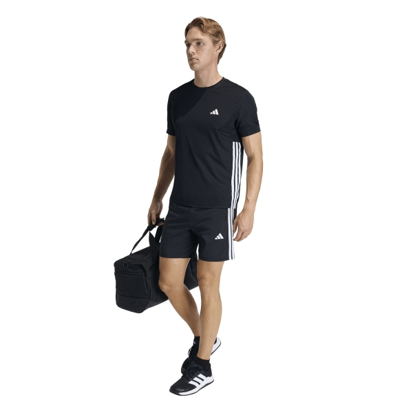 adidas Essentials Base T-Shirt - Black/White