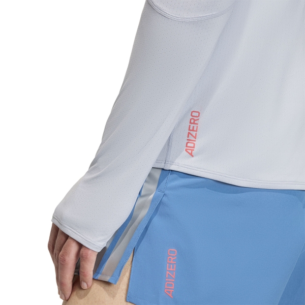 adidas ADIZERO Ekiden Shirt - Halo Silver