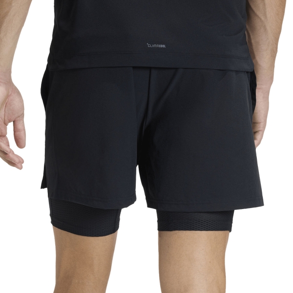 adidas D4T 2 in 1 5in Shorts - Black