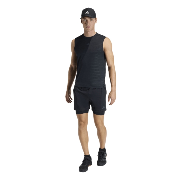 adidas D4T 2 in 1 5in Shorts - Black