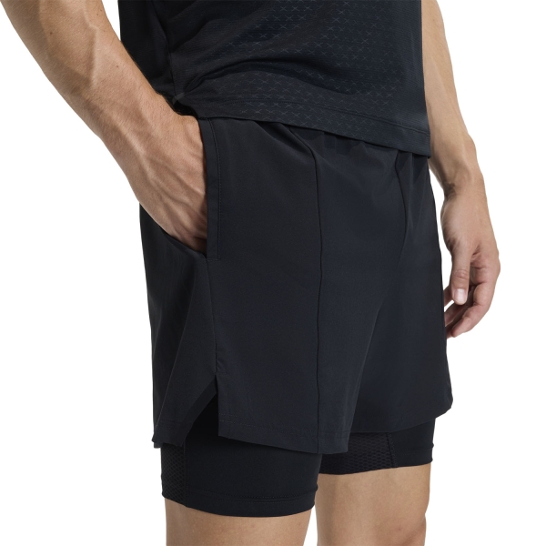adidas D4T 2 in 1 5in Shorts - Black