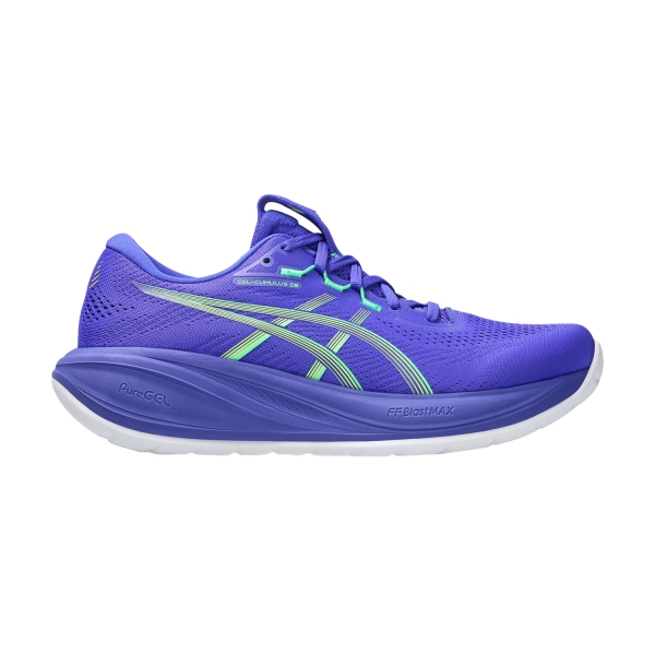 Men's Neutral Running Shoes ASICS GEL Cumulus 28  Cobalt Burst/Illuminate Green 1011C143401