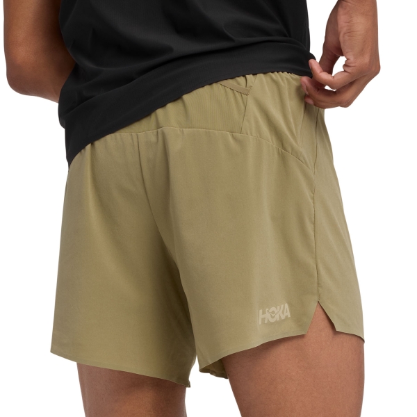 Hoka Glide 5in Shorts - Wild Mushroom