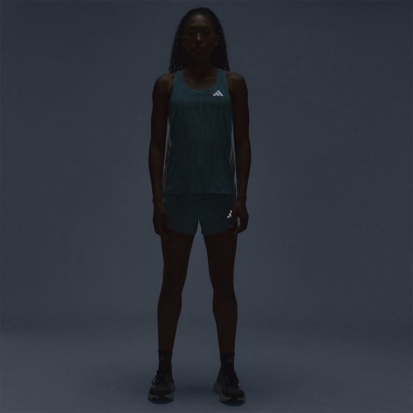 adidas ADIZERO Tank - Powder Teal/Preloved Teal