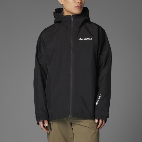 Men's Trail Running Jackets adidas Terrex Xperior GoreTex Jacket  Black JD8344