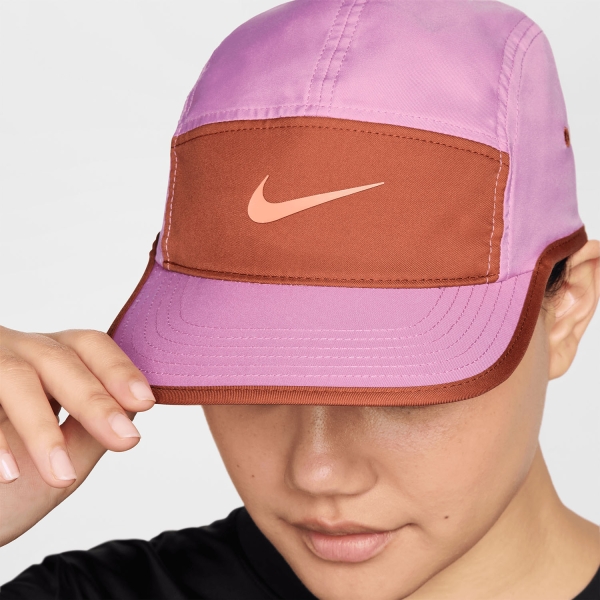 Nike Dri-FIT Fly Cap - Light Magenta/Dusty Peach/Orange Frost