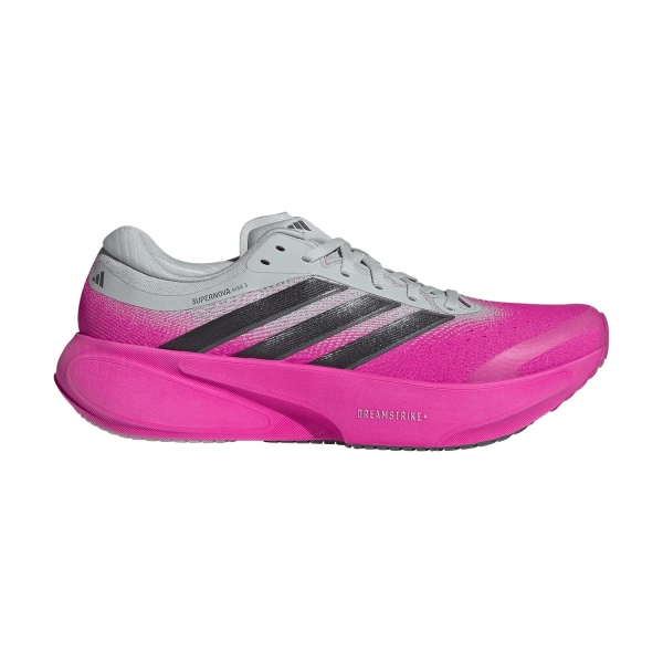 Men's Neutral Running Shoes adidas Supernova Rise 3  Shock Pink/Carbon/Wonder Silver JP8685