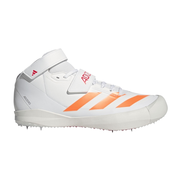 Men's Racing Shoes adidas ADIZERO Javelin Mid  FTWR White/Lucid Orange/Lucid Red JQ0805
