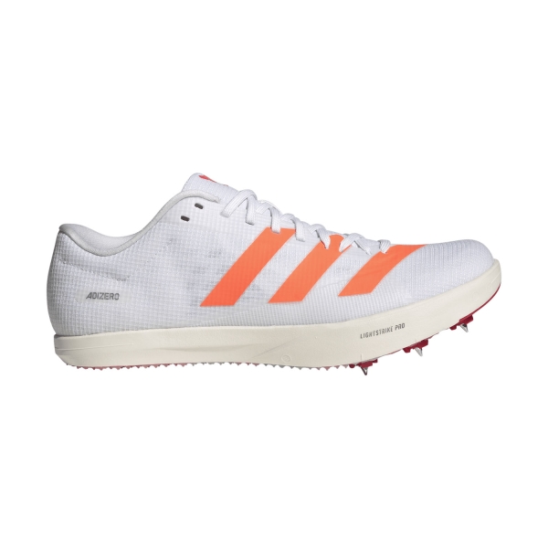 Men's Racing Shoes adidas ADIZERO Long Jump  FTWR White/Lucid Orange/Lucid Red JQ0807