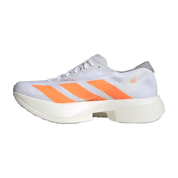 adidas ADIZERO adios Pro 4 - FTWR White/Lucid Orange/Lucid Red