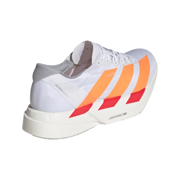 adidas ADIZERO adios Pro 4 - FTWR White/Lucid Orange/Lucid Red