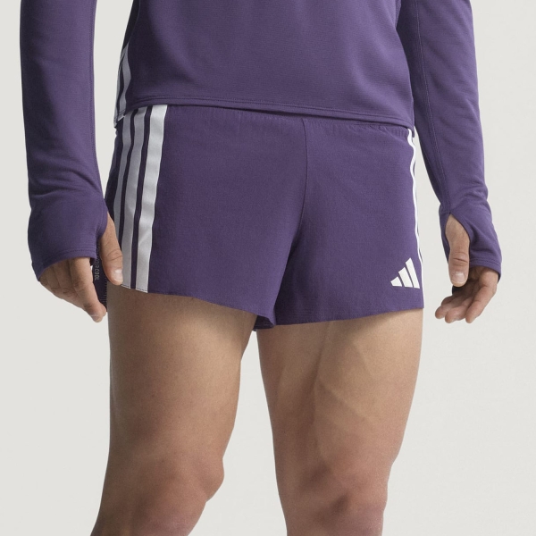 Men's Running Shorts adidas Adizero Gel Pocket 3in Shorts  Aurora Plum JV71633in