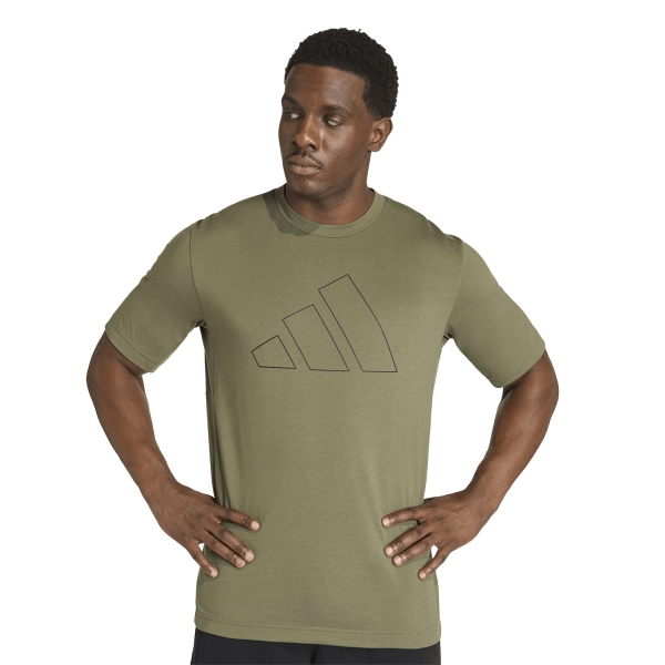 adidas Essentials T-Shirt - Olive Strata